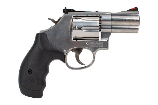 Smith & Wesson 686 Plus 357 Magnum Revolver with polished stainless steel finish